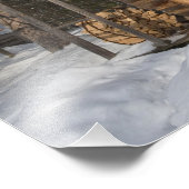 Die Kabinen im Kleinen Lyford Pond des AMC Fotodruck (Ecke)