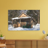 Die Kabinen im Kleinen Lyford Pond des AMC Leinwanddruck (Insitu (Wohnzimmer))