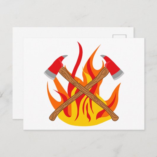 Die Kadetten des Feuermanns Postkarte (Vorne/Hinten)