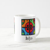 "Die Käfer-" grafische Kaffee-Tasse Kaffeetasse (VorderseiteRechts)