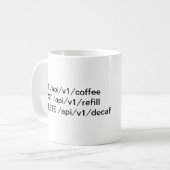 Die Kaffee-API Kaffeetasse (Vorderseite Links)