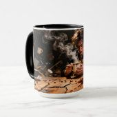 Die Kaffee-Fabrik Tasse (Vorderseite Links)