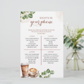 Die Kaffee-Liebe ist das Brechen, was in Ihrem Han (Stehend Vorderseite)