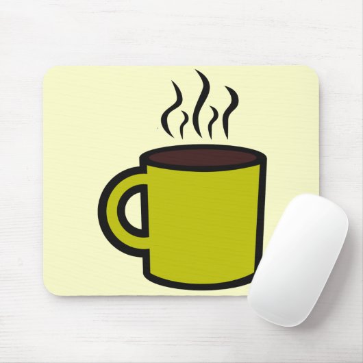 Die Kaffee-Mausunterlage Mousepad (Mit Mouse)
