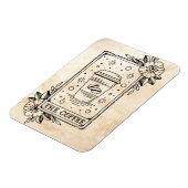 Die Kaffee-Tarot-Karte Magnet (Linke Seite)