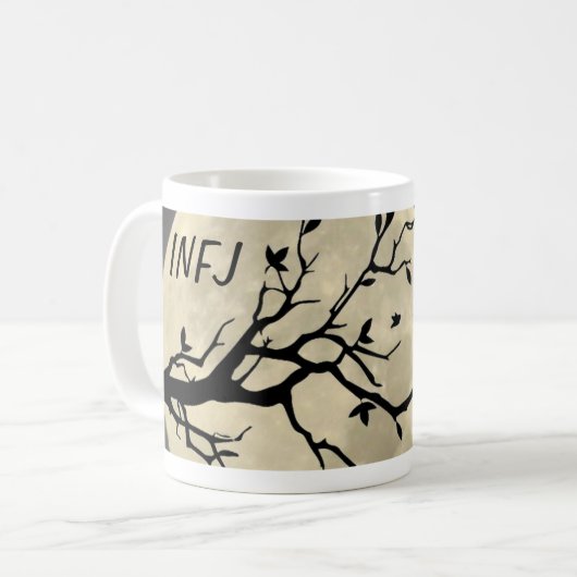 "Die Kaffee-Tasse des großen Material-" - INFJ Kaffeetasse (Vorderseite Links)