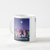 Die Kaffee-Tasse Kaskaden-Jacksons Michigan Kaffeetasse (Vorderseite Links)