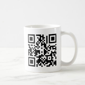 Die Kaffee-Tasse QR Würfel-| Kaffeetasse