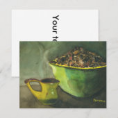 Die Kaffeebowl Kaffeebohnen aus dem Dampfbad (Vorne/Hinten)