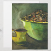 Die Kaffeebowl Kaffeebohnen aus dem Dampfbad (Vorne/Hinten)