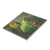 Die Kaffeebowl Kaffeebohnen aus dem Dampfbad Fliese (Seite)