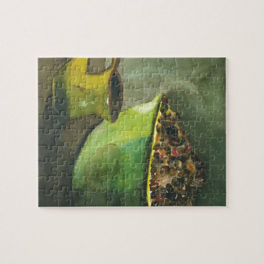 Die Kaffeebowl Kaffeebohnen aus dem Dampfbad Puzzle (Horizontal)