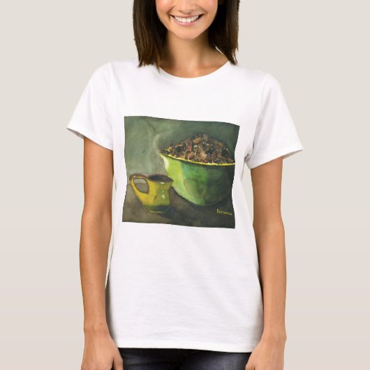 Die Kaffeebowl Kaffeebohnen aus dem Dampfbad T-Shirt (Vorderseite)