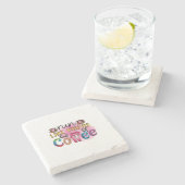 Die Kaffeekunst läuft so, als wäre dir der Kaffee Steinuntersetzer (Seitenansicht)