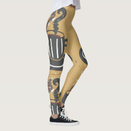 Die Kaffeetasse-Leggings Leggings
