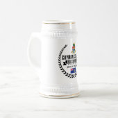 Die Kaimaninseln Bierglas (Vorderseite Links)
