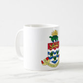 Die Kaimaninseln-Emblem-Wappen Kaffeetasse (Vorderseite Links)