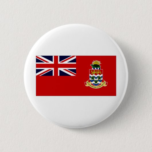 Die Kaimaninseln-Flagge Button (Vorderseite)