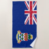 Die Kaimaninseln-Flaggen-Badetuch Strandtuch (Vorderseite)