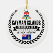 Die Kaimaninseln Keramik Ornament (Vorne)