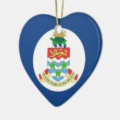 Die Kaimaninseln Keramikornament (Links)