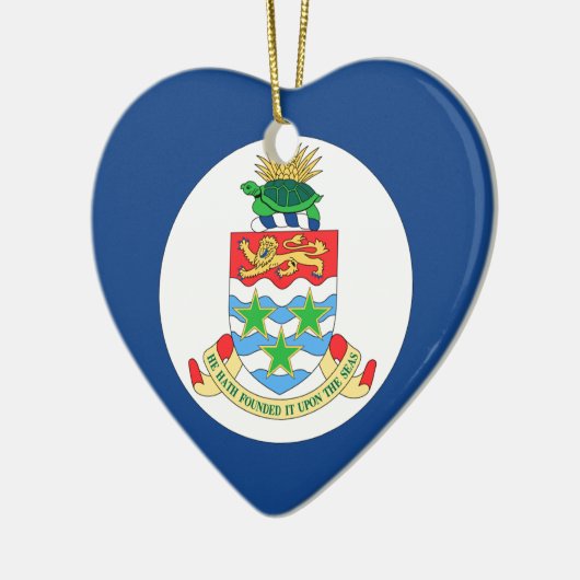 Die Kaimaninseln Keramikornament (Links)