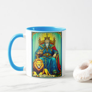Die Kaiser-Tarotkarte Kunst Tasse