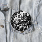 Die Kaiserin — BurnsInHell Tarot III Button (Beispiel)