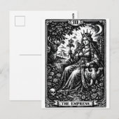 Die Kaiserin — BurnsInHell Tarot III Postkarte (Vorne/Hinten)