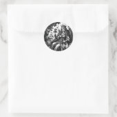 Die Kaiserin — BurnsInHell Tarot III Runder Aufkleber (Tasche)