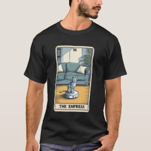 Die Kaiserin Roboter Staubsauger Katze Lustige Tar T-Shirt