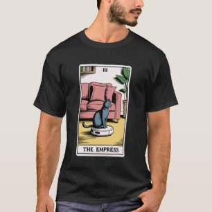 Die Kaiserin Roboter Staubsauger Katze Lustige Tar T-Shirt