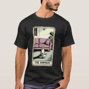 Die Kaiserin Roboter Staubsauger Katze Lustige Tar T-Shirt