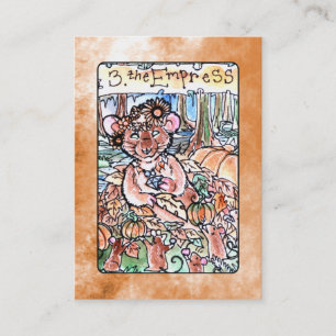 Die Kaiserin-Tarot-Karte Visitenkarte