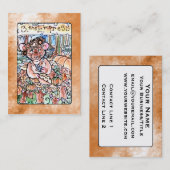 Die Kaiserin-Tarot-Karte Visitenkarte (Vorne/Hinten)