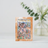 Die Kaiserin-Tarot-Karte Visitenkarte (Stehend Vorderseite)