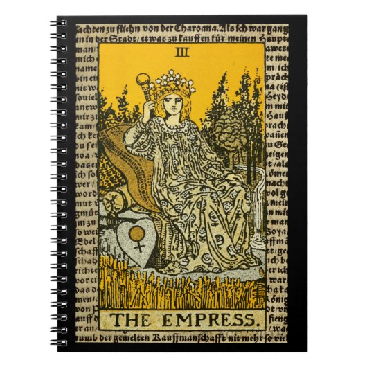 Die Kaiserin Tarot Notizblock (Vorderseite)