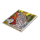 Die Kaiserin Tarotkarte Fliese (Seite)