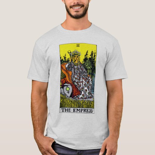 Die Kaiserin-Tarotkarte T-Shirt (Vorderseite)