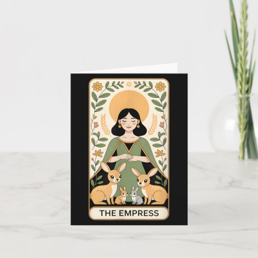 Die Kaiserin Tarotkarten-Illustration Karte (Vorderseite)