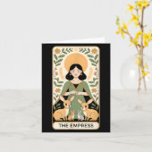 Die Kaiserin Tarotkarten-Illustration Karte (Gelbe Blume)