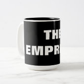 DIE KAISERIN ZWEIFARBIGE TASSE (Vorderseite Links)