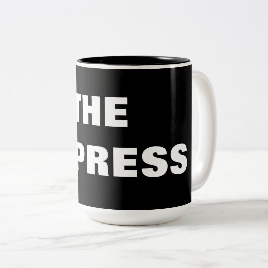 DIE KAISERIN ZWEIFARBIGE TASSE (VorderseiteRechts)