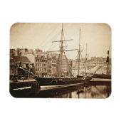 Die Kaiserjacht "La Reine Hortense" in Le Havre Magnet (Horizontal)