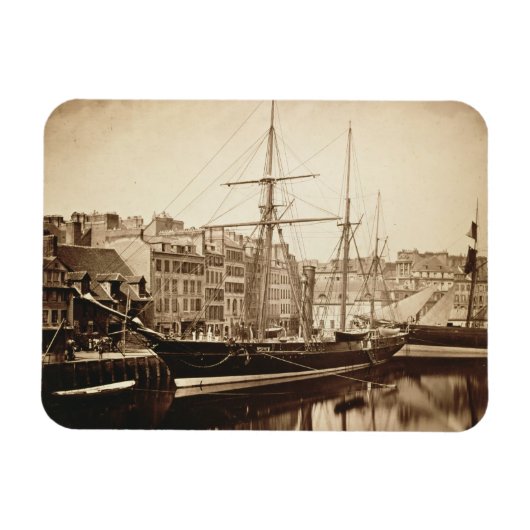 Die Kaiserjacht "La Reine Hortense" in Le Havre Magnet (Horizontal)