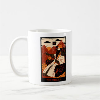 Die Kaiserkarte Die 4. Tarotkarte Retro Vintage Kaffeetasse