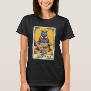 Die Kaiserkatze Tarotkarte Katze in Box Liebhaber T-Shirt