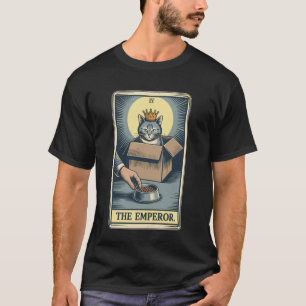 Die Kaiserkatze Tarotkarte Katze in Box Liebhaber  T-Shirt