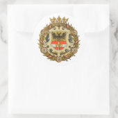 Die Kaiserliche Freistadt Triest Runder Aufkleber (Tasche)