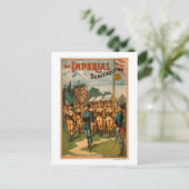 Die kaiserlichen Burlesquers spielen Soldaten Postkarte (Stehend Vorderseite)